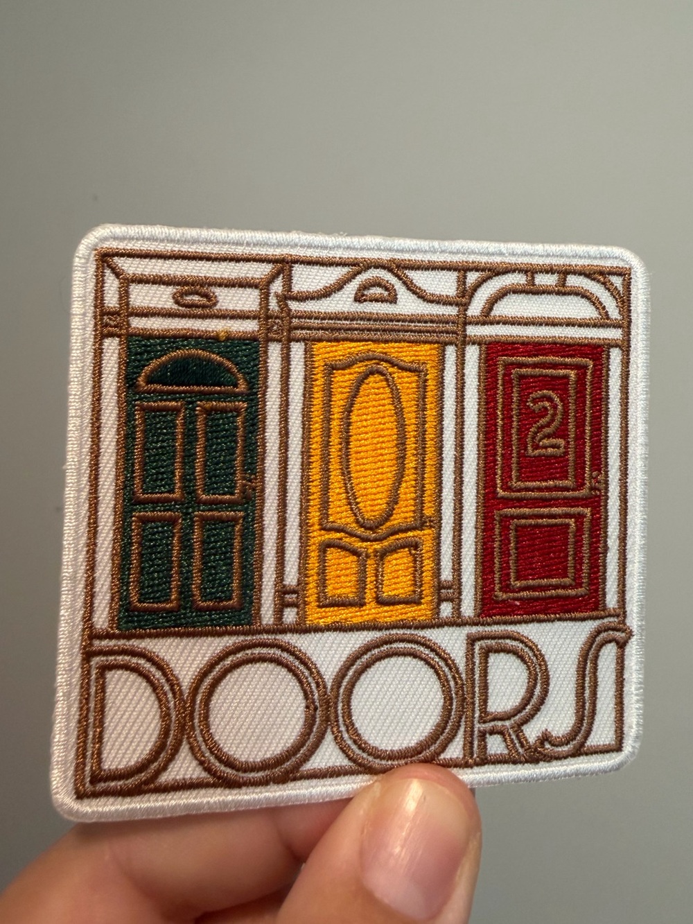 Noah Kahan - Embroidered 'Doors' Patch - Multi-Color Door Design NEW